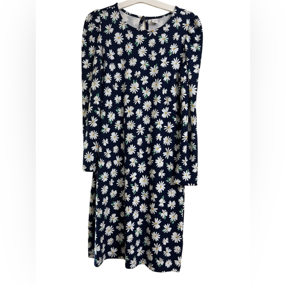 Old Navy Navy Blue Floral Dress XS